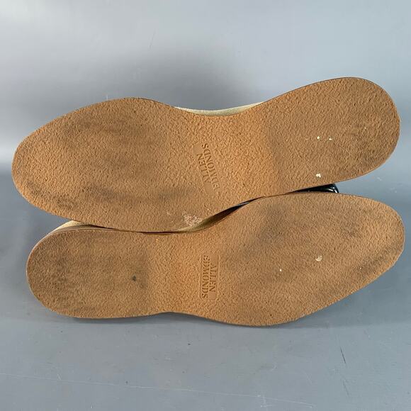 Size 13 Denali Beige Vegetable Tanned Suede Crepe Sole Slip On Venetian Loafers - Picture 6 of 9